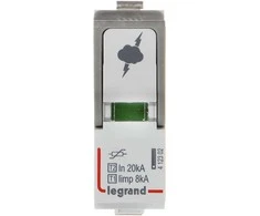 VIRŠĮTAMPIŲ RIBOTUVO ĮDĖKLAS LE-412302 1+2 TIPAS 50 kA LEGRAND