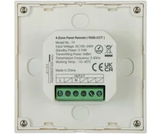 SIENINIS NUOTOLINIO VALDYMAS LED AŠVIETIMO VALDIKLIEMS T4 2,4 GHz, MONO, CCT, RGB, RGBW, RGBCCT (RGBWW) MiBOXER
