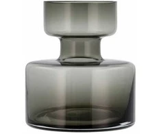Stiklinė vaza Lyngby Glas Tubular Smoke 20 cm