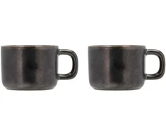 Villa Collection Puodeliai Espresso kavai Villa Fjord Juodas metallic 0.1 l