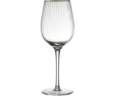 Vyno taurės Lyngby Glas Palermo Gold Raudona