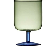 Vyno taurės Lyngby Glas Torino Žalias/Mėlyna