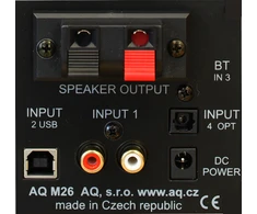 Acoustique Quality M26 Aktyvių garsiakalbių rinkinys su Bluetooth. Dviejų juostų Hi-Fi garsiakalbiai jūsų kompiuteriui, išmaniajam telefonui, iPhone, patefonui ir televizoriui