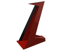 AQ PASSION ORCA - Garsiakalbių stovai. Garsiakalbio stovai ant grindų 69,5 cm raudona / juoda