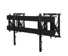 B-TECH AV SOFT-OPEN FULL SERVICE WALL MOUNT FOR XXL DISPLAYS - Juodas