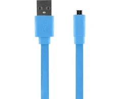 Bigben CABLEFLAT20MICBL -. Mikro USB laidas 2.1A, ilgis 20cm.