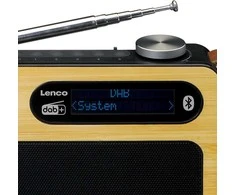 Lenco PDR-040BAMBOOBK DAB+ skaitmeninis radijas Bluetooth / RDS