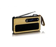 Lenco PDR-040BAMBOOBK DAB+ skaitmeninis radijas Bluetooth / RDS
