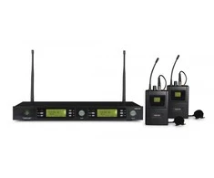 Fonestar MSH-895-512 - 2 kanalų UHM mikrofonų sistema su dviem rankiniais mikrofonais