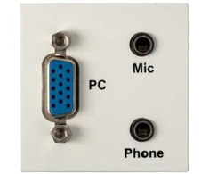 Fonestar WP-52JVJ - VGA D15 moteriškos jungties skydelis