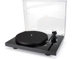 Gramofonas Pro-ject Debut III DC Piano Juodas + OM5