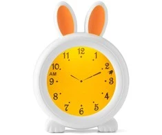 Naktinė lempa yra žadintuvas, miego treniruoklis Alecto BC100BUNNY
