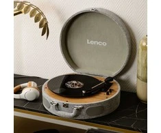 Lenco LS-66GY patefonas su garsiakalbiais ir AT-3600 galvute