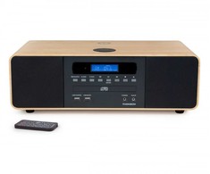 Muzikinis centras Thomson MIC202IBT mikro stereo aparatūra su Bluetooth ir indukciniu telefono įkrovikliu FM radijas su RDS groja CD/MP3