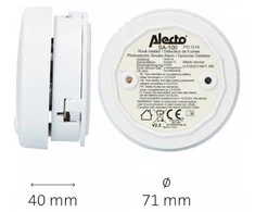 Alecto SA-100 mini dūmų detektorius