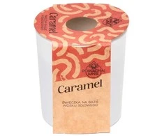 Aquolina Natūrali žvakė "Smell Me" su karmelio kvapu, 130 ml, balta