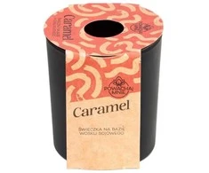Plantesparfums Provence Natūrali žvakė "Smell Me" su karmelio kvapu, 130ml, juoda
