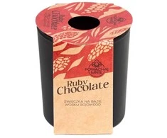 Plantesparfums Provence Natūrali žvakė "Smell Me" su rubino šokolado kvapu, 130ml, juoda