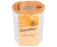 Aquolina Natūrali žvakė "Smell Me" su Zanzibaro kvapu, 130 ml, balta