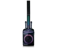 Power Audio Lenco PA-220BK su žemųjų dažnių garsiakalbiu ir nuimamu aukštų dažnių garsiakalbiu, Juodas
