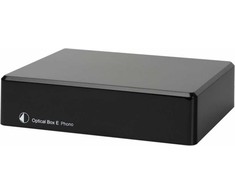 PRO-JECT Optical Box E Fono fono pirminis stiprintuvas Juodas