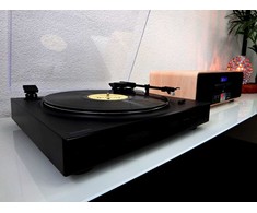 Stereo grotuvas / skaitmeninė mini sistema su patefonu THOMSON TT350 ir MIC202