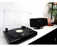 Stereo grotuvas / skaitmeninė mini sistema su patefonu THOMSON TT350 ir MIC400