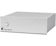 „Pro-Ject Phono Box S2“ – Phono išankstinis stiprintuvas MM ir MC galvutėms, sidabrinis