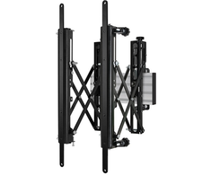 B-TECH AV SYSTEM X - POP-OUT ULTRA STRETCH SIGNAGE MOUNT WITH MICRO-ADJUSTMENT FOR LG86BH5C PORTRAIT (VESA 600 X 200) Juodas