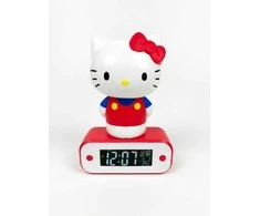TEKNOFUN Žadintuvas su lampką LED su motywem Hello Kitty