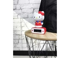 Big Ben Žadintuvas su LED lemputėmis ir "Hello Kitty" motyvu