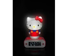 TEKNOFUN Žadintuvas su lampką LED su motywem Hello Kitty