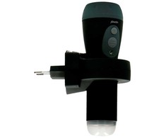 Alecto ATL-110ZT LED žibintuvėlis/naktinė lempa su pakrovėju