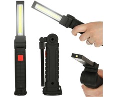 Dirbtuvių žibintuvėlis USB COB magnetinis įkraunamas 1200 mAh 200 lm