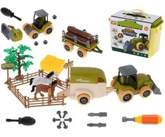 Farm traktor ferma ir sukti sėjamoji