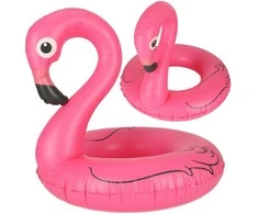 Pripučiamas plaukimo ratas, flamingas, 90cm, rožinė sp.