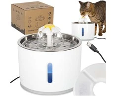 Roger Gertuvė gyvunams automatinė USB LED 2,4 l su valymo filtru