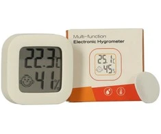 Higrometras Kambario termometras Drėgmės matuoklis LCD
