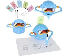 Piešimo robotas mėlynas