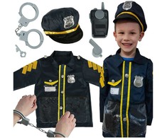 Ikonka Karnavalo kostiumas su policininko antrankiais 3-8 metų amžiaus