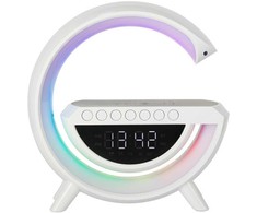 LED lemputė su indukciniu įkrovikliu ir radijo imtuvu
