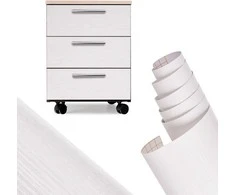 Lipnios plėvelės ritininė sienų danga ąžuolas baltas 1,22x50 m