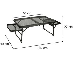 Sulankstomas turistinis stalas 88x60x40x27 cm