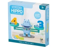 Mokomosios svarstyklės mokantis skaičiuoti hipopotamas mini