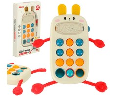 Montessori sensorinis žaislas kūdikiams telefonas su mygtukais žmogus