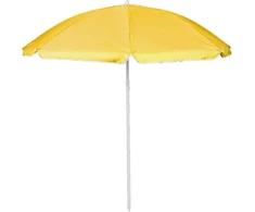 Parasol sodo plażowy regulowany łamany składany UV 150cm geltona