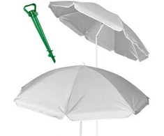 Parasol sodo plażowy regulowany łamany składany UV 150cm pilka