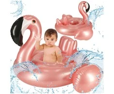 Pripučiamas ratas su sėdyne vaikams Flamingo