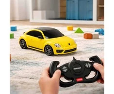 Rastar RC automobilis 1:14 Volkswagen Beetle geltonas