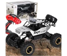 Roger RC automobilis Rock Crawler 1:12 4WD METAL sidabrinis